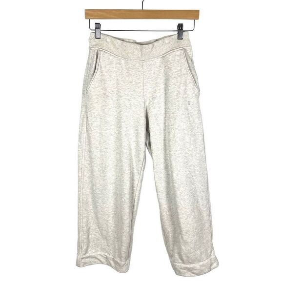 Everlane The Track Wide Leg Pant Light Gray Sweatpants Joggers women’s S - Picture 3 of 12